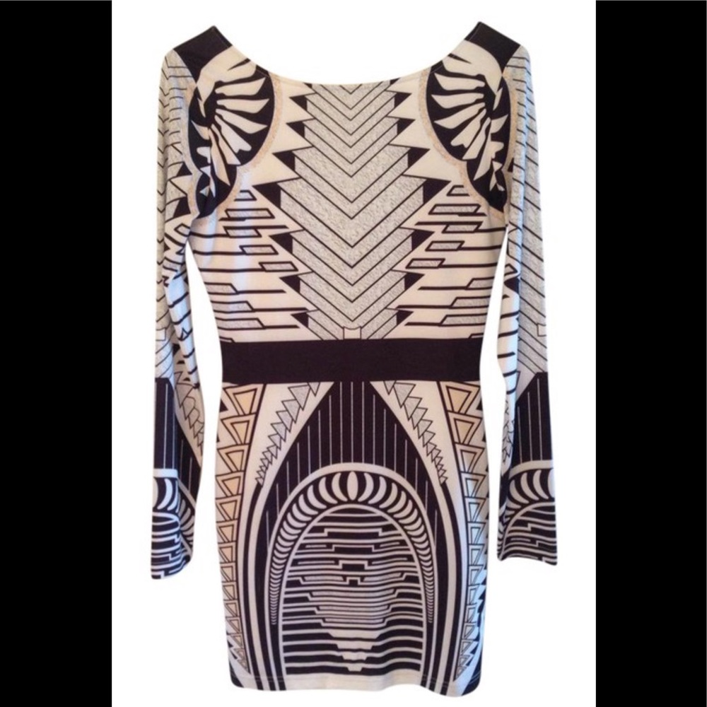 Celeb Boutique Reagan Tribal print mini dress